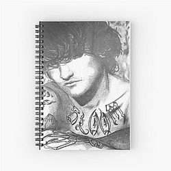 Orlando Bloom Tattoos Spiral Notebook