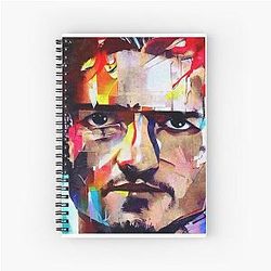 Study of Orlando Bloom Spiral Notebook