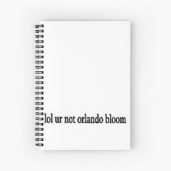 Orlando Bloom Spiral Notebook