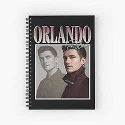 Funny Gifts Orlando Bloom Spiral Notebook