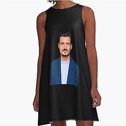 Orlando Bloom A-Line Dress