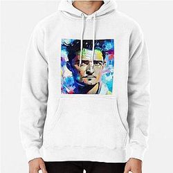 dynamic portrait of Orlando Bloom Hoodie