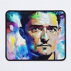 Dynamic Portrait of Orlando Bloom Mouse Pad