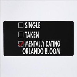 Mentally dating Orlando Bloom Desk Mat