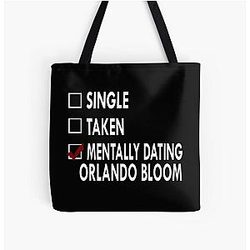 Mentally dating Orlando Bloom Tote Bag