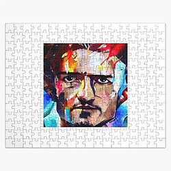 An analysis of Orlando Bloom face Jigsaw Puzzle