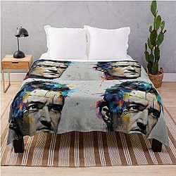 Modern Art with Orlando Bloom Throw Blanket