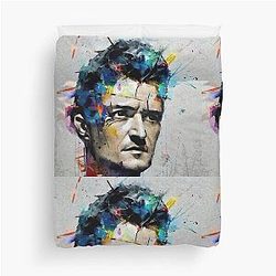 Modern Art with Orlando Bloom Duvet Cover