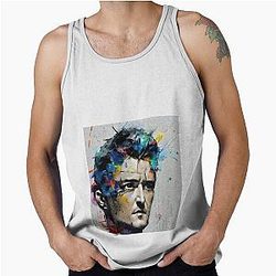 Modern art with Orlando Bloom tank top