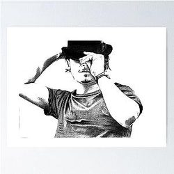 Orlando Bloom - Pencil Drawing Poster