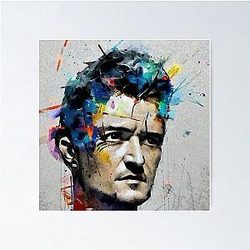 Modern Art with Orlando Bloom Poster