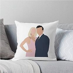 Katy Perry and Orlando Bloom Throw Pillow