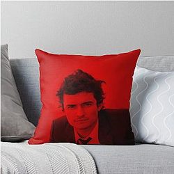 Orlando Bloom Celebrity Throw Pillow