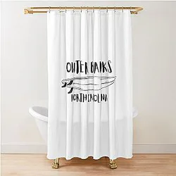 Outer Banks Surf Beach North Carolina Shower Curtain