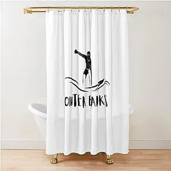 Outer Banks Surf Beach North Carolina Shower Curtain