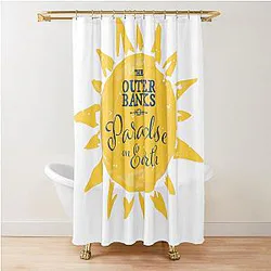 The Outer Banks Paradise Shower Curtain