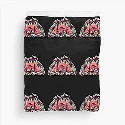 Outer Banks Summer Trip Duvet Cover