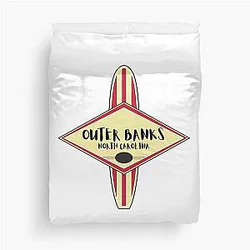 Outer Banks Surf Beach North Carolina Duvet Cover