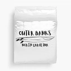 Outer Banks Surf Beach North Carolina Duvet Cover