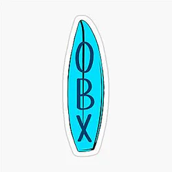 Outer Banks OBX Surf Sticker