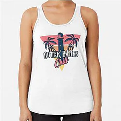 Outer Banks Racerback Tank Top