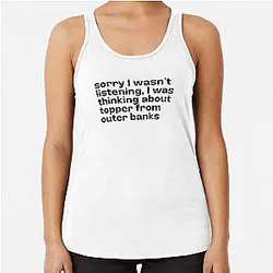 Outer Banks Meme Racerback Tank Top