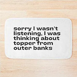 Topper Outer Banks meme Bath Mat