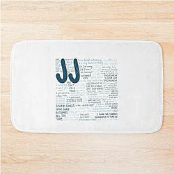Alternate view JJ Outer Banks S2 Quotes T-Shirt Bath Mat