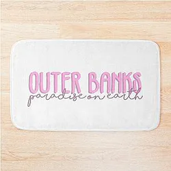 Outer Banks Paradise Pink Bath Mat