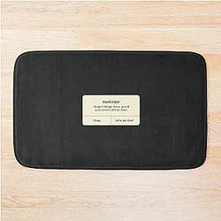 Reminder: Stupid things have good outcomes outer banks OBX bath mat