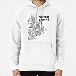 Outer Banks Map Hoodie