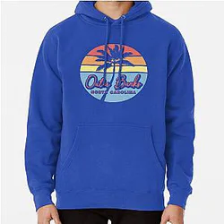 Outer Banks North Carolina Vacation Beach Sunset Pullover Hoodie