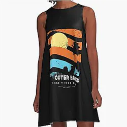 Outer Banks vibe A Line Dress