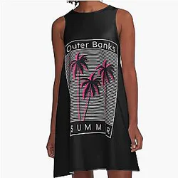Outer Banks Summer A-Line Dress