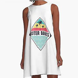 Outer Banks vibe A-Line Dress