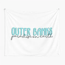 Outer Banks Paradise Light Blue Tapestry