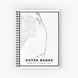 The Outer Banks Map Notebook