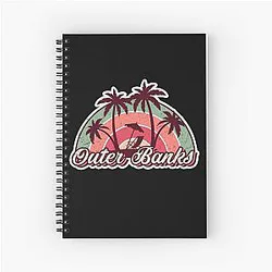 Outer Banks Summer Trip Spiral Notebook
