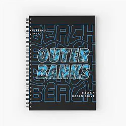 Outer Banks beach party notebook