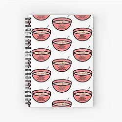 Rafe's Outer Banks Homemade Noodle Soup Spiral Notebook