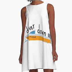 diver down john outer banks a line dress