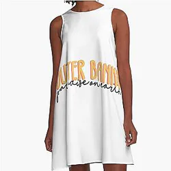 Outer Banks Paradise on Earth A-Line Dress
