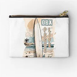 OUTER BANKS Pogue Life Illustration OBX Zipper Pouch