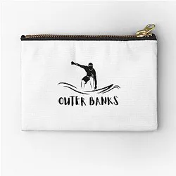 Outer Banks Surf Beach North Carolina Zipper Pouch