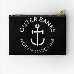 Outer Banks North Carolina Vacation Fishing Gear Zipper Pouch