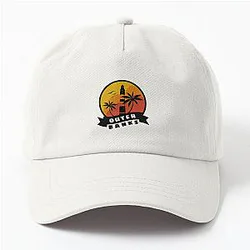 Lighthouse at Palm Tree Beach Outer Banks Dad Hat