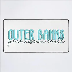Outer Banks Light Blue Desk Mat