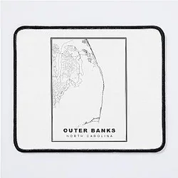 The Outer Banks Map Pad