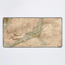 The Outer Banks Nautical Chart Desk Mat