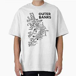 Outer Banks Map T-Shirt